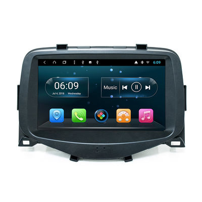 Cina 8-INCH Toyota Aygo 2013-2018 Android Layar Sentuh Audio Mobil Radio GPS Navigator dengan CarPlay 4G SIM Mirror-Link pemasok